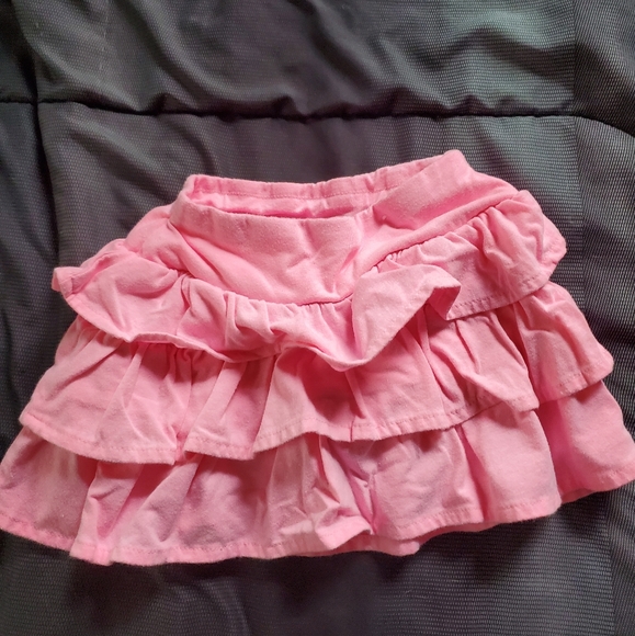 girl 3t white top with pink skort - Picture 2 of 3